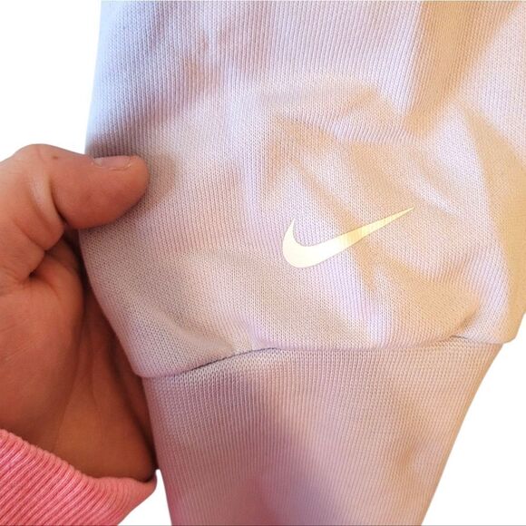 Nike Dri-Fit Women's Lilac Boxy Fit Logo Sweatshirt Size L - Picture 4 of 8